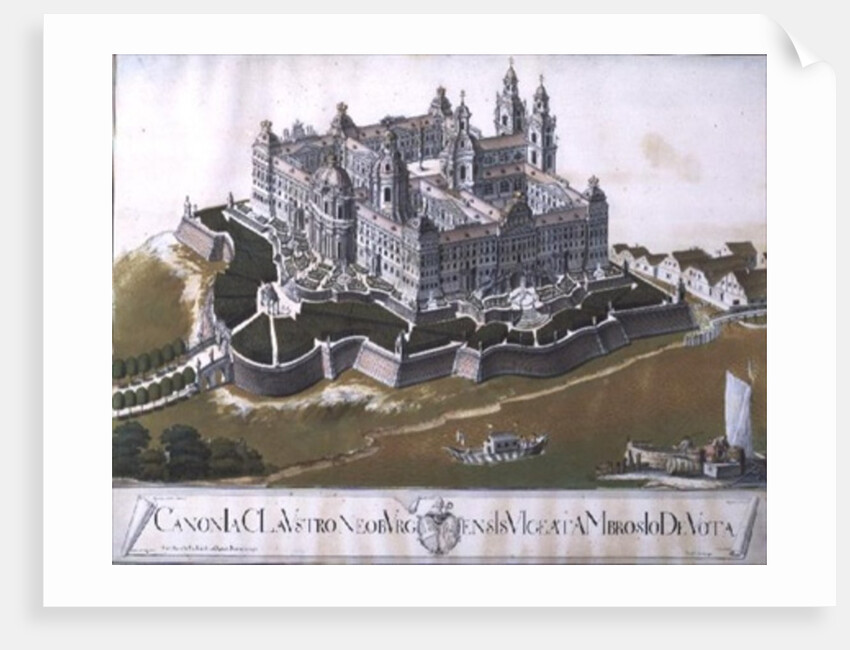 View of the Augustinian monastery of Klosterneuburg by Joseph Knapp