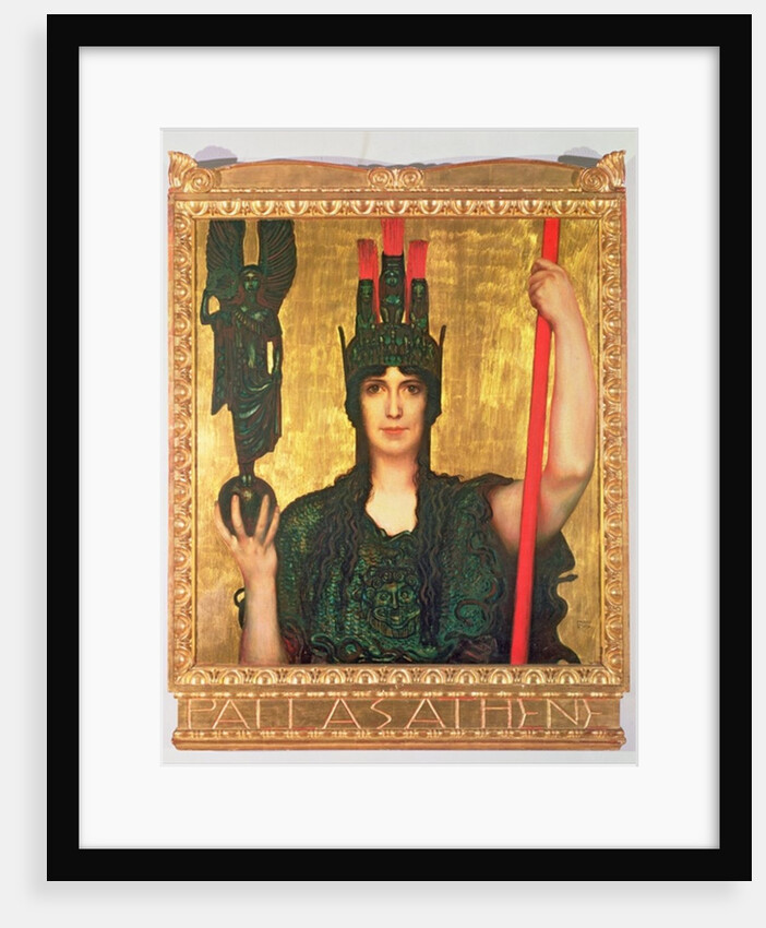 Pallas Athena, 1898 by Franz von Stuck