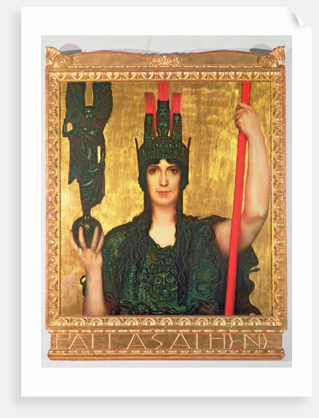 Pallas Athena, 1898 by Franz von Stuck
