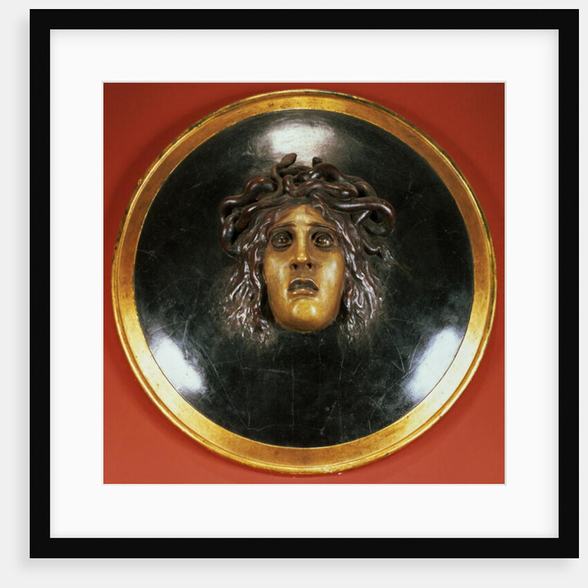 Medusa shield by Arnold Bocklin