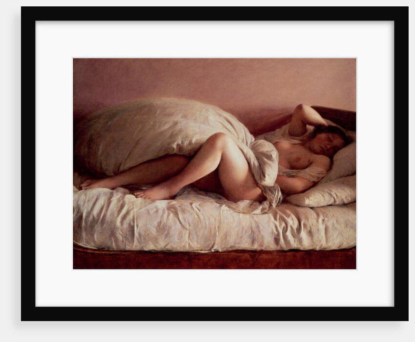 Sleeping woman, 1849 by Johann Baptist Reiter