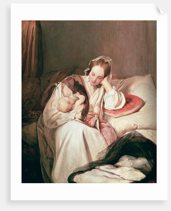 A Mother's Love, 1839 by Josef Danhauser