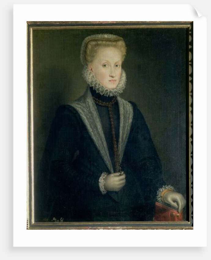 Anne of Austria, Queen of Spain, wife of Philip II of Spain, c.1573 by Sofonisba Anguissola