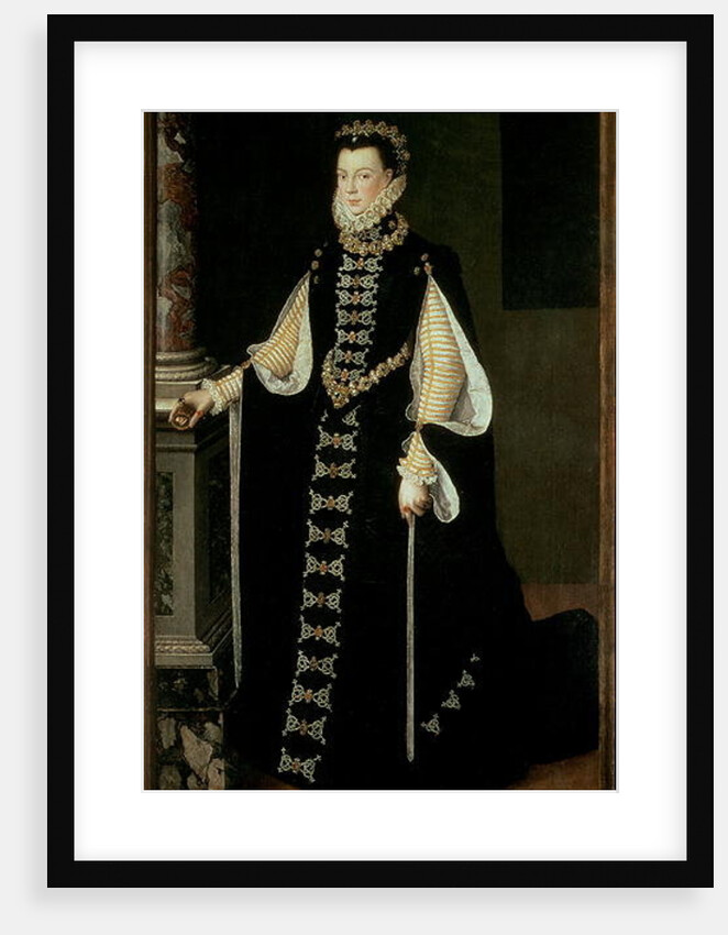 Isabella of Valois, Queen of Spain, wife of King Philip II of Spain, 1565 by Sofonisba Anguissola