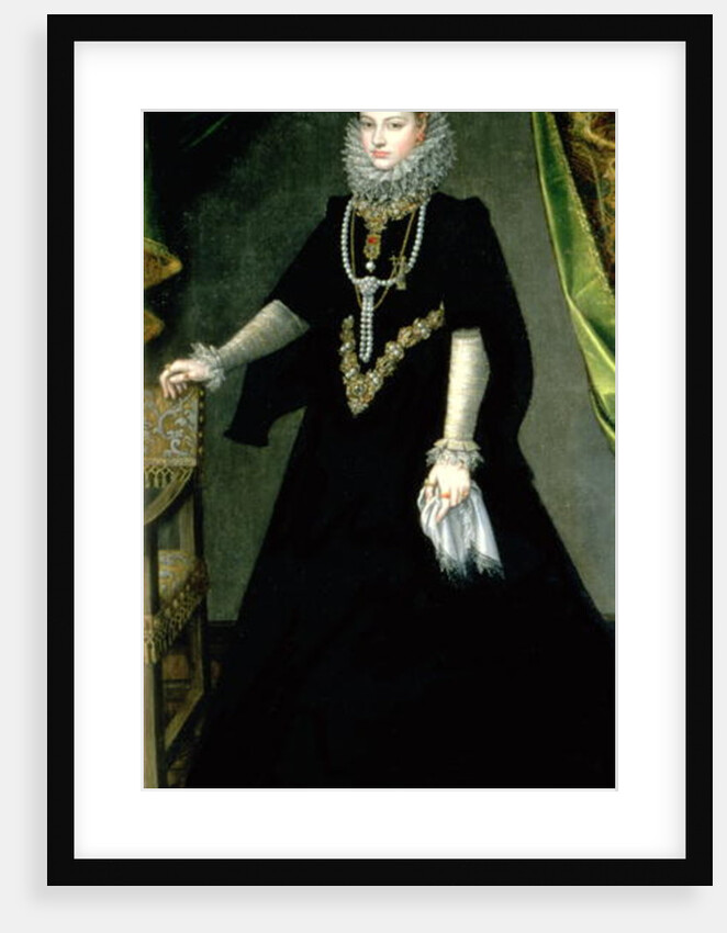 Infanta Isabella Clara Eugenia, daughter of King Philip II of Spain and Isabella of Valois, 1599 by Sofonisba Anguissola