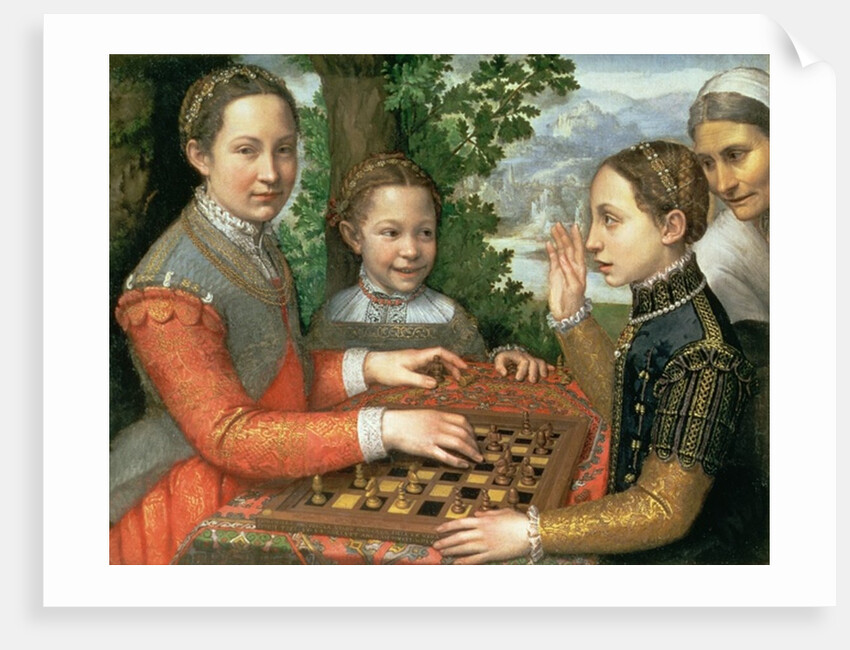 The Game of Chess, 1555 by Sofonisba Anguissola