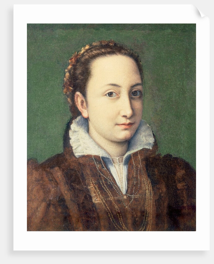 Self portrait, attired as maid-of-honour to the Queen of Spain, 1559 by Sofonisba Anguissola