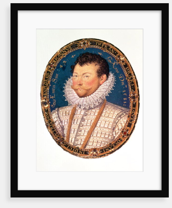 Sir Francis Drake, 1581 by Nicholas Hilliard