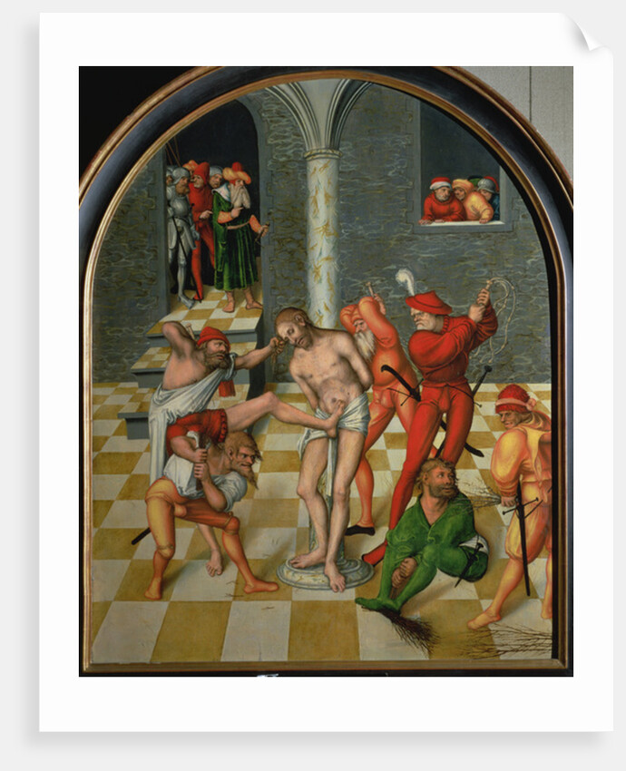 The Flagellation of Christ, 1538 by Lucas the Elder Cranach