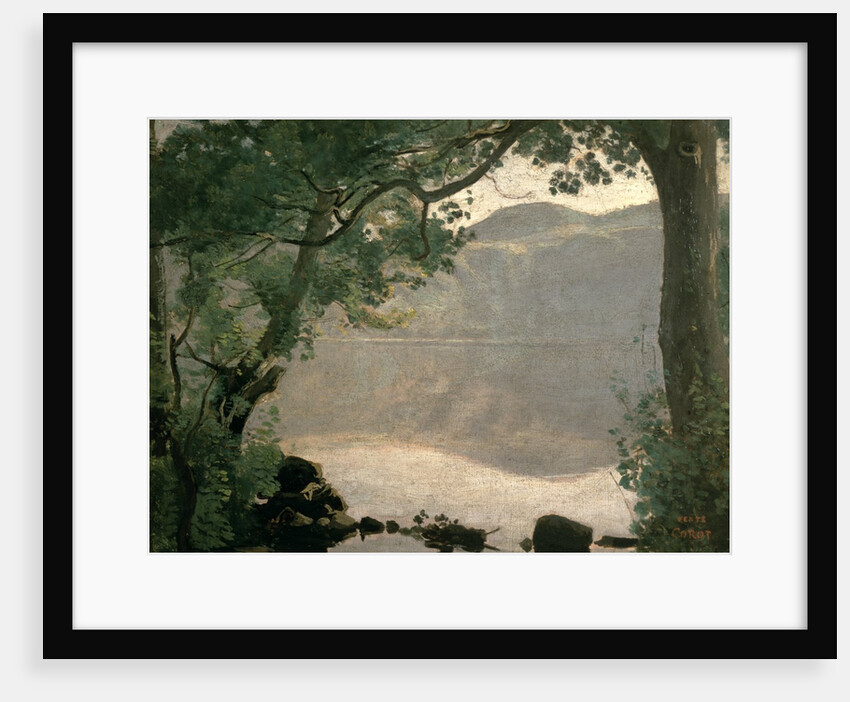 Lake Nemi, Italy 1843 by Jean Baptiste Camille Corot