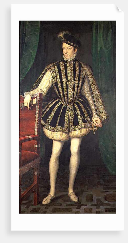 King Charles IX of France, c.1565 by Francois Clouet