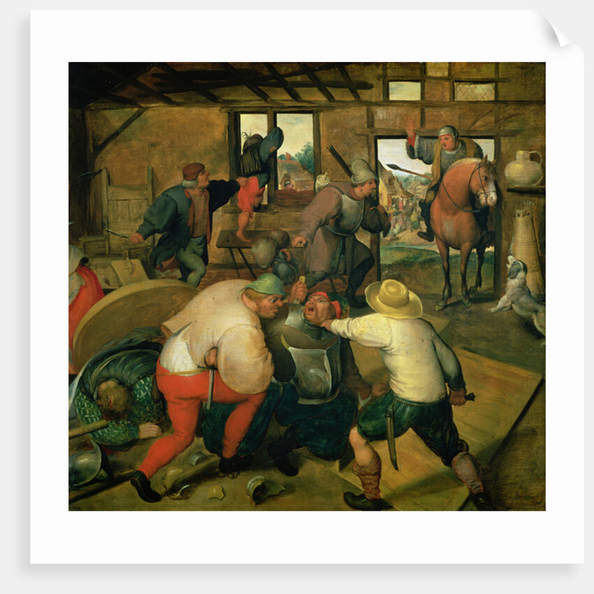 A Fight, c.1565-70 by Maerten van Cleve