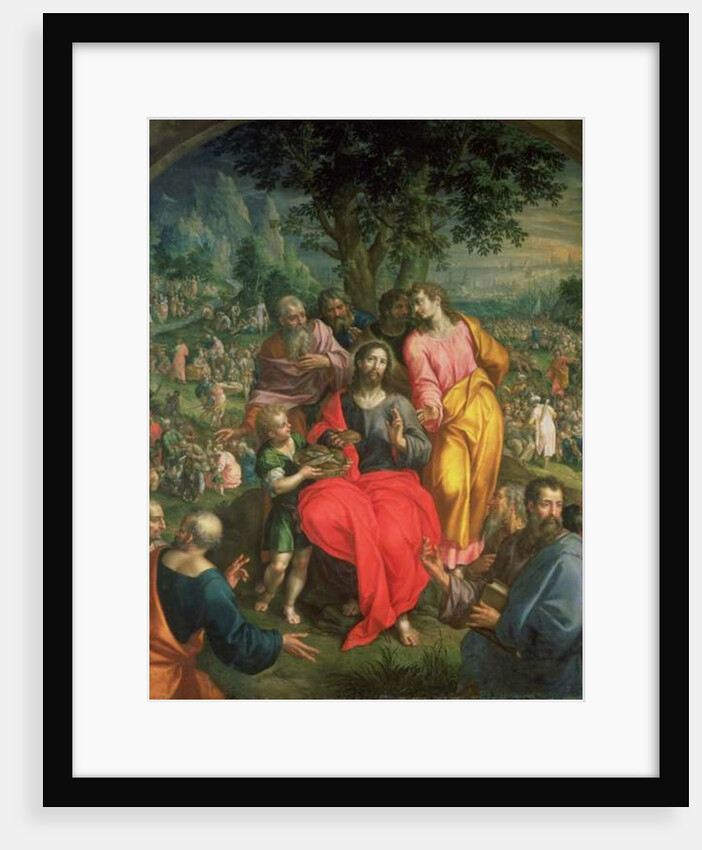 The Feeding of the Five Thousand, c.1590 by Hendrik de Clerck