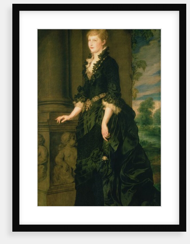 Crown Princess Stephanie of Belgium, consort to Crown Prince Rudolf of Austria, 1881 by Hans Canon
