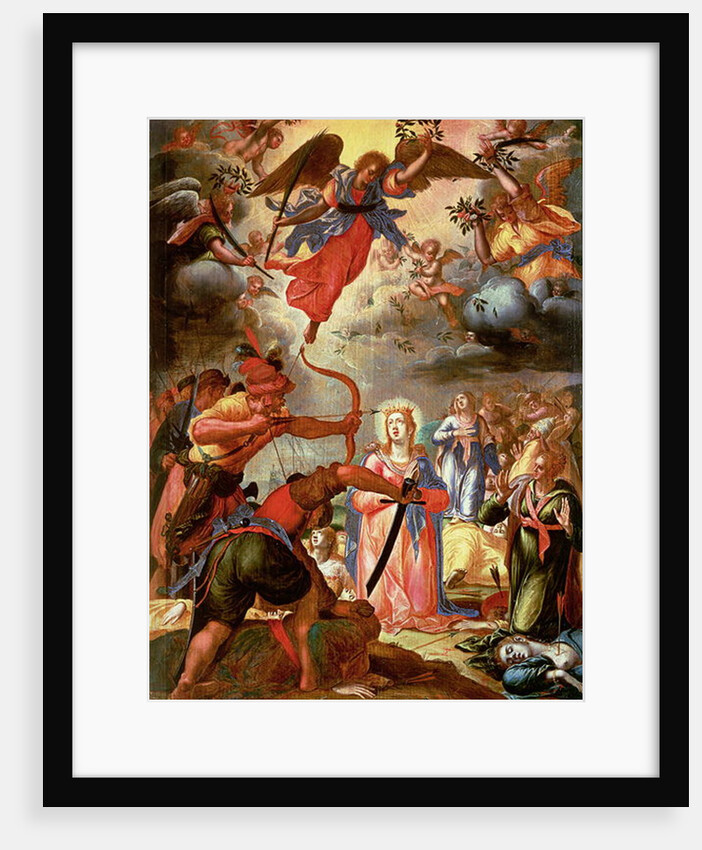 The Martyrdom of St. Ursula, early 17th century by or Wit Peter (c.1548-1628) Witte