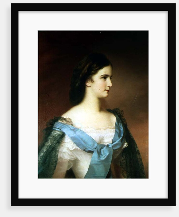 Empress Elizabeth of Bavaria as a young woman by Franz Schrotzberg