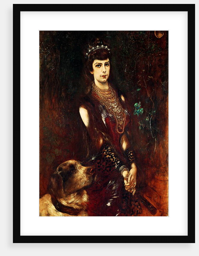 Empress Elizabeth of Austria, 1883 by Anton Romako