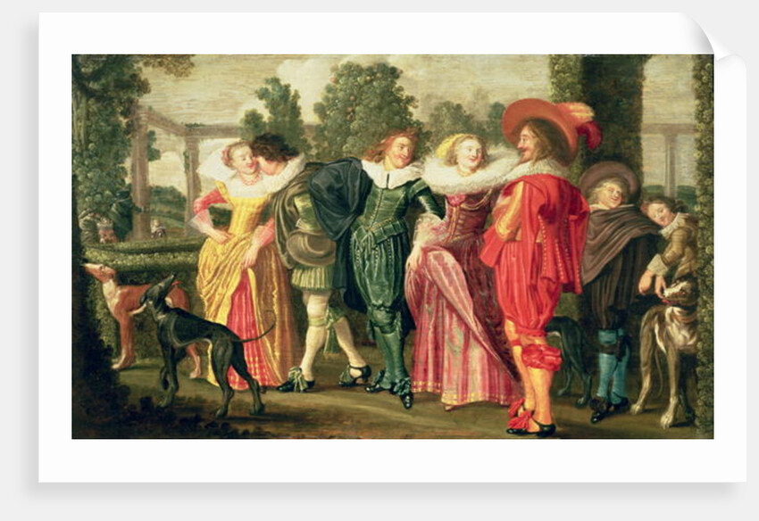 A Promenade in the Garden, c.1623 by Dirck Hals