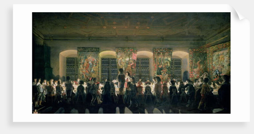 Banquet at Night, 1640 by Wolfgang Heimbach