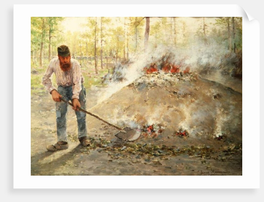 In the Woods of Fontainebleau, c.1890 by Theodor von Hormann