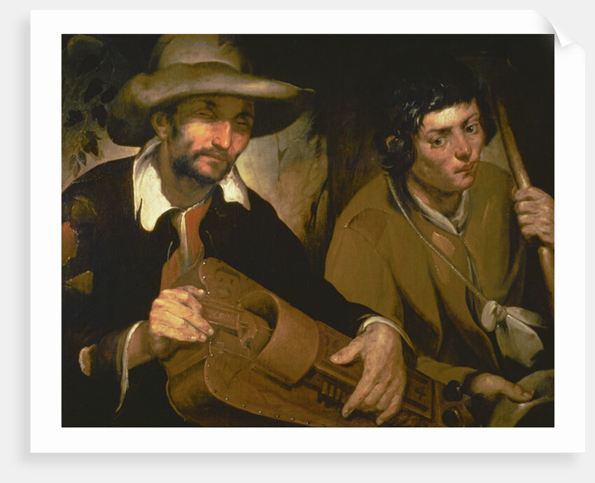 The Blind Hurdy-Gurdy Player, c.1640 by Francisco Herrera