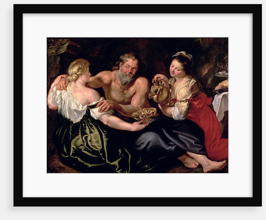 Lot and his daughters by Peter Paul Rubens