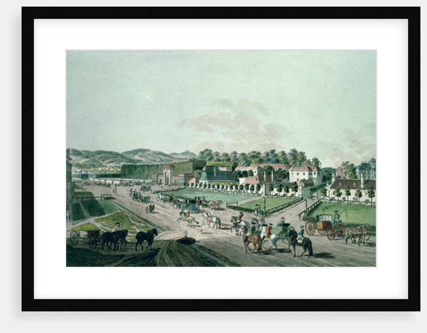 View of the Augarten Palace and Park, Vienna by Johann Ziegler