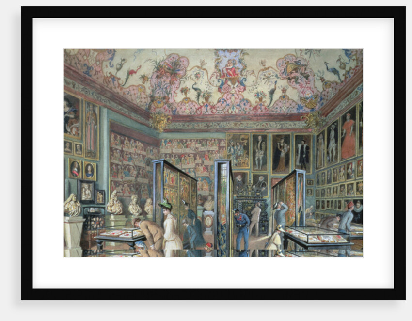 The Genealogy Room of the Ambraser Gallery in the Lower Belvedere, 1888 by Carl Goebel