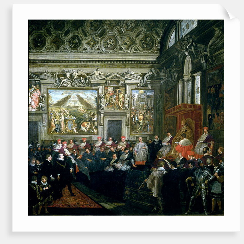 Pope Paul V with an Audience, 1620 by Pietro da Cortona