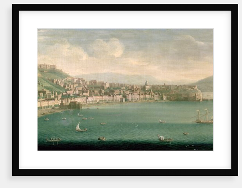 View of Naples from the west, 1730 by Gaspar Butler