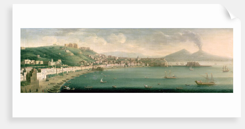 View of Naples from the west, 1730 by Gaspar Butler