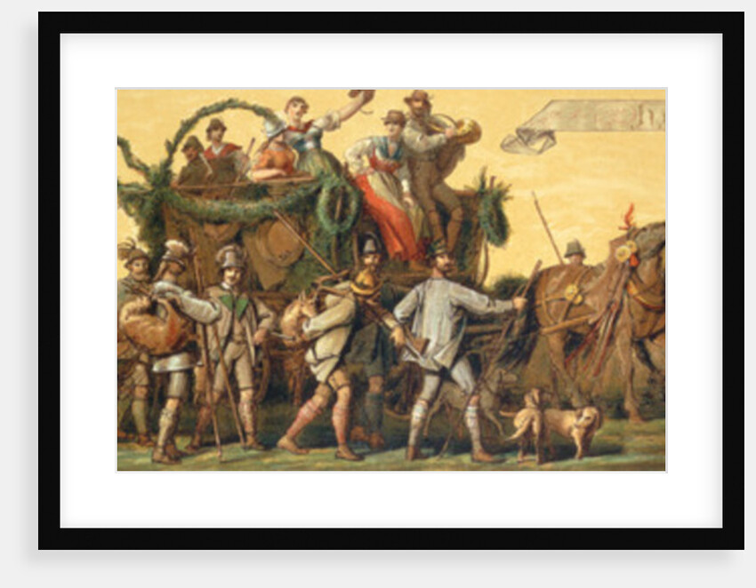 Procession of homage in honour of Emperor Franz Joseph I of Austria by Hans Makart