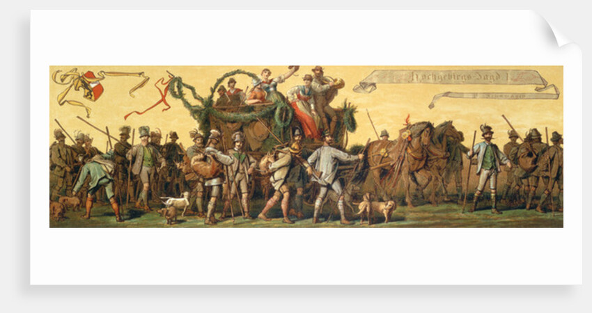 Procession of homage in honour of Emperor Franz Joseph I of Austria by Hans Makart