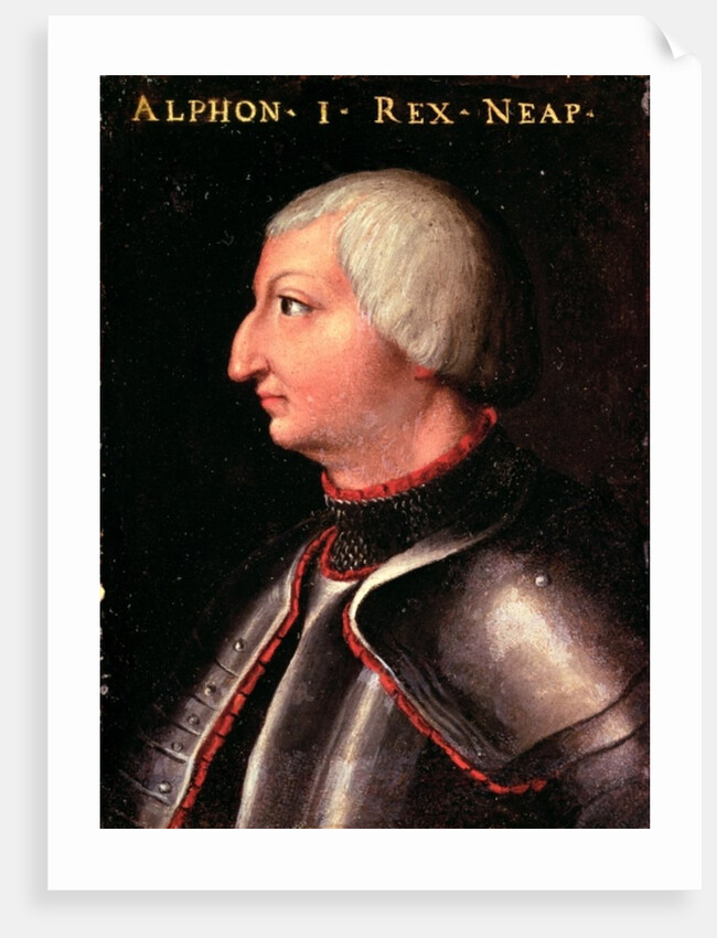 Alfonso V the 'Magnanimous', King of Aragon, c.1450 by Neapolitan School
