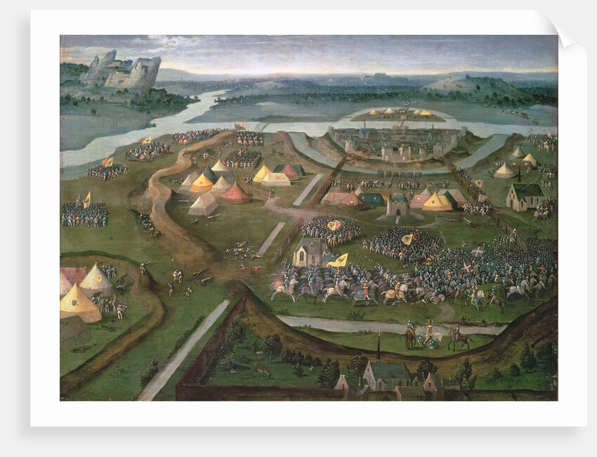 The Battle of Pavia in 1525, c.1530 by Joachim (follower of) Patenier