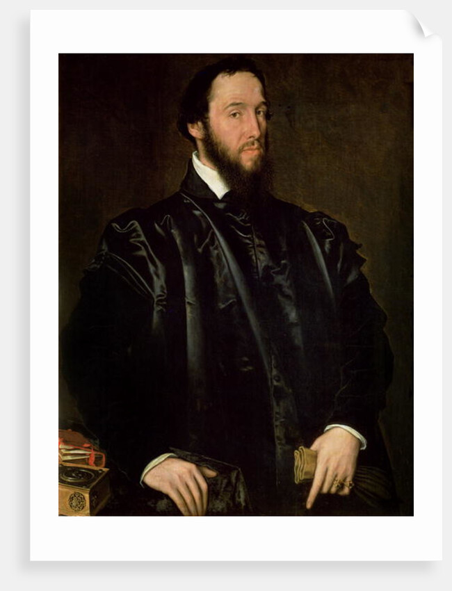 Portrait of Anton Perrenot de Granvelle, Minister of State to Charles V and to Philip II of Spain, who became Spanish Viceroy in Naples in 1571, 1549 by Anthonis van Dashorst Mor