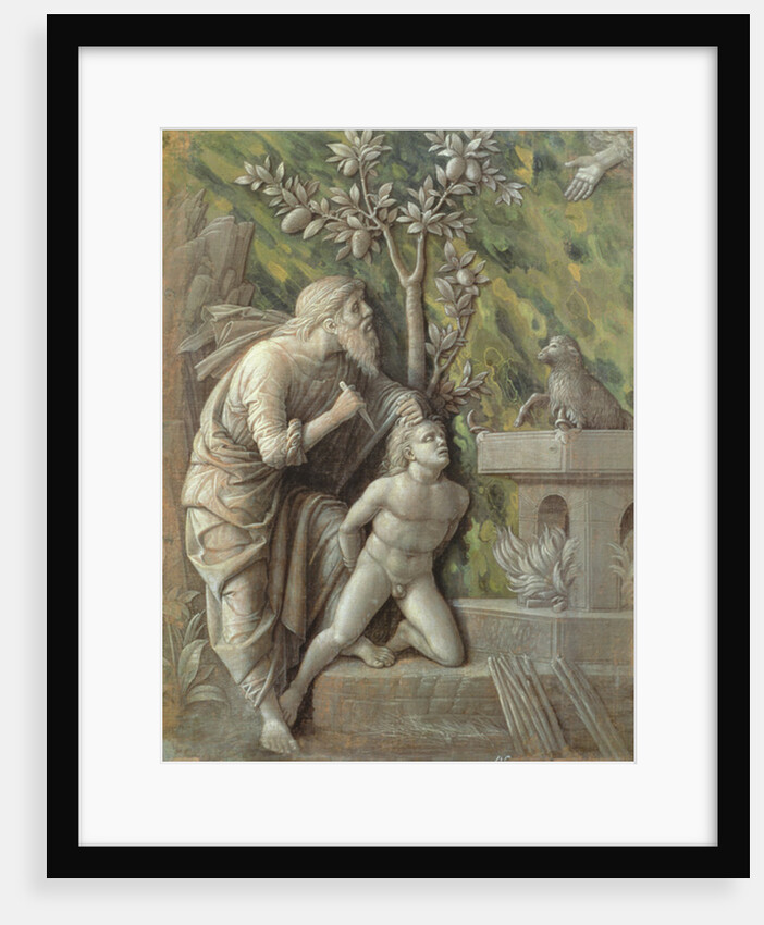Abraham sacrificing Isaac, c.1490-95 by Andrea Mantegna