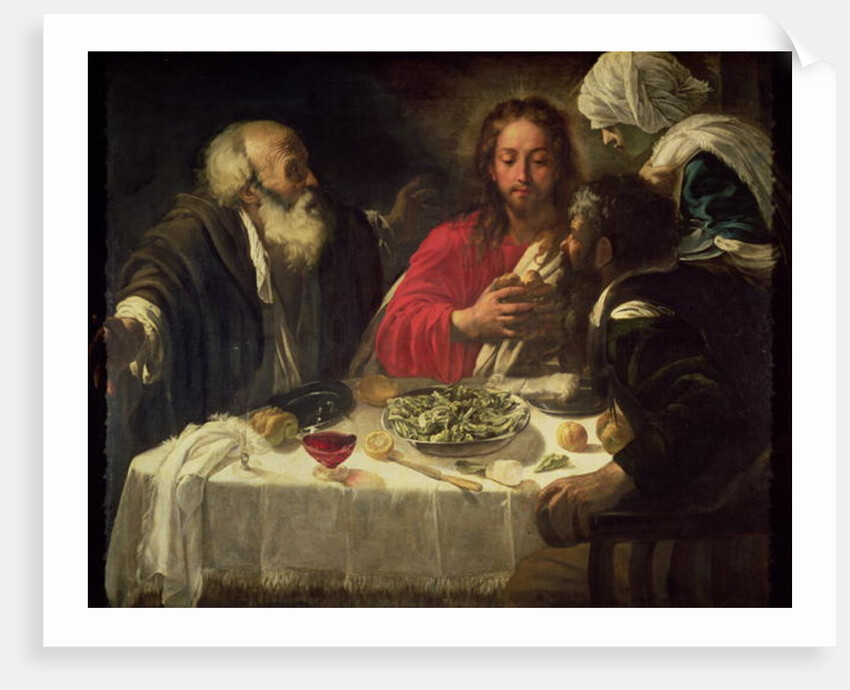 The Supper at Emmaus, c.1614-21 by Michelangelo Caravaggio