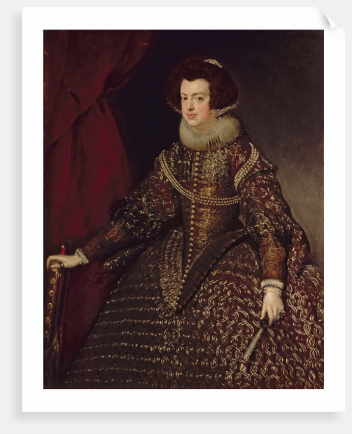 Queen Isabella of Spain, wife of Philip IV, 1632 by Diego Rodriguez de Silva y Velazquez
