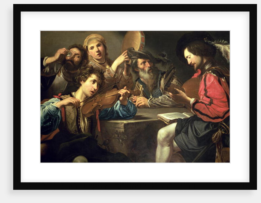 A Musical Gathering by Valentin de Boulogne