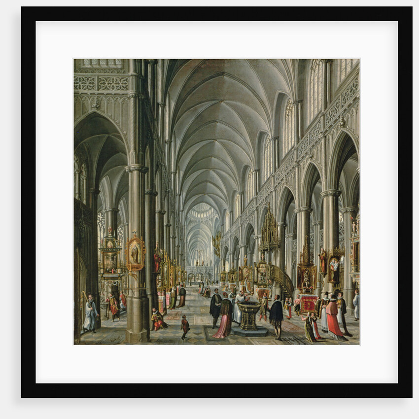 Interior of a Gothic Church, 1596-97 by Paul Vredeman de Vries