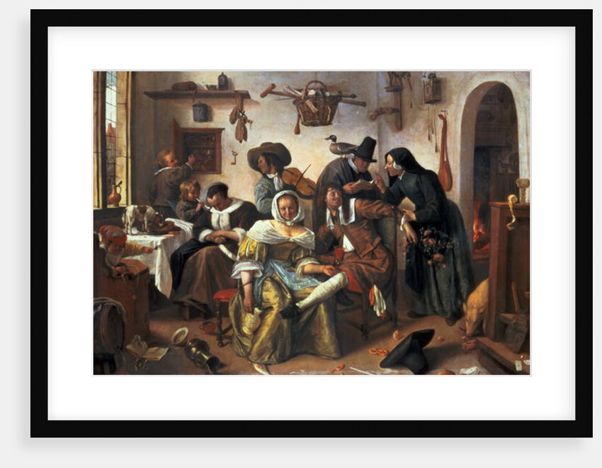 Beware of Luxury, c.1663 by Jan Havicksz. Steen
