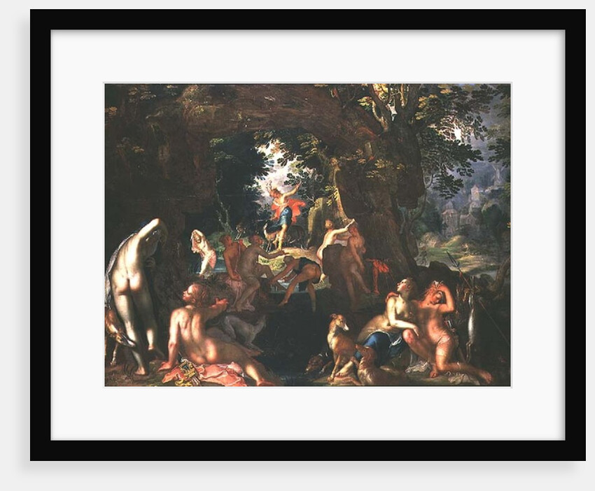 Diana and Actaeon, 1607 by Joachim Wtewael or Utewael or Wyewael