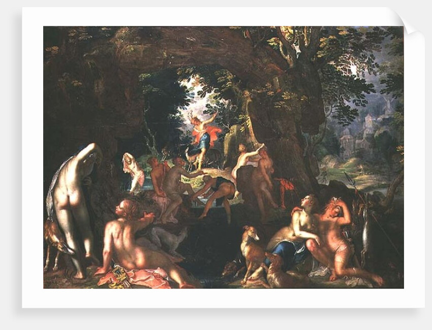 Diana and Actaeon, 1607 by Joachim Wtewael or Utewael or Wyewael