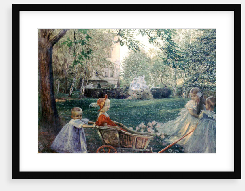 Children Playing, 1933 by Franz von Matsch