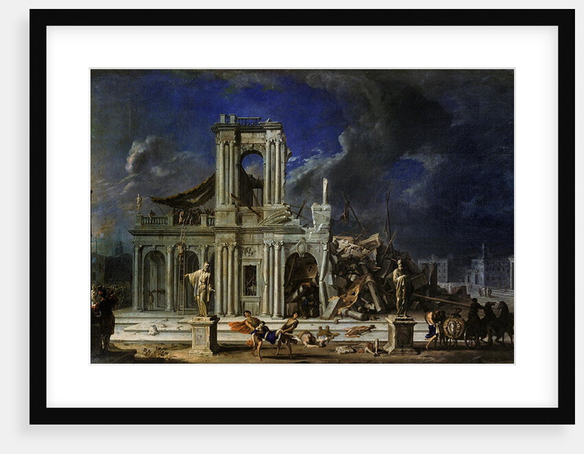 Samson smiting the Philistines, c.1633-34 by Johann Heinrich Schonfeldt