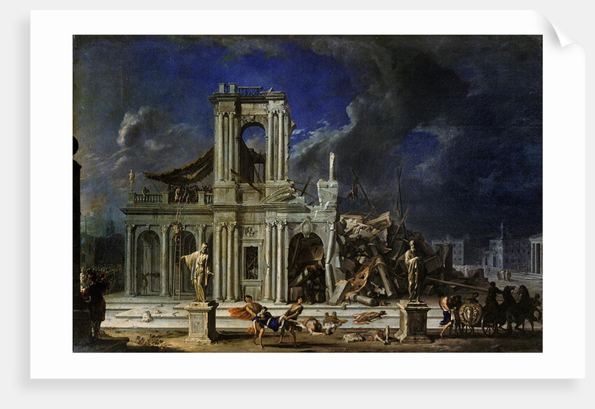 Samson smiting the Philistines, c.1633-34 by Johann Heinrich Schonfeldt