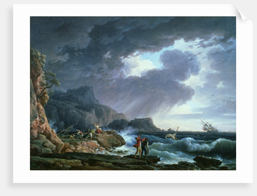 A Seastorm, 1752 by Claude Joseph Vernet