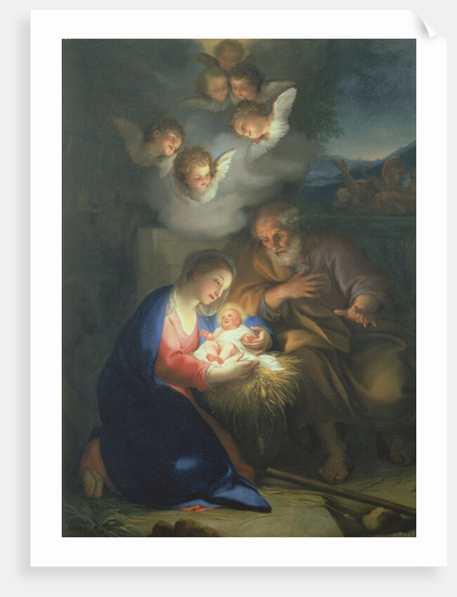Nativity Scene by Anton Raphael Mengs
