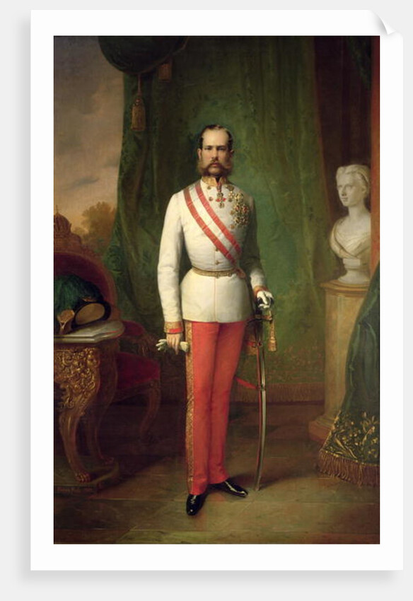 Franz Joseph I, Emperor of Austria and King of Hungary by Franz the Younger Russ